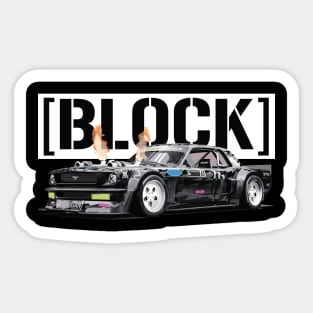 kb fiesta mustang hoonicorn kb43ver 43 rip block spec Drift car rally car rtr Sticker